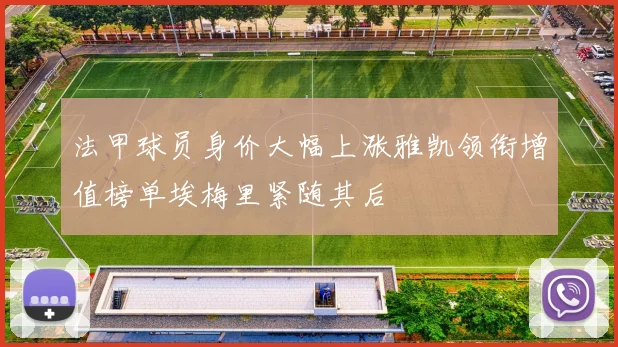 法甲球员身价大幅上涨雅凯领衔增值榜单埃梅里紧随其后